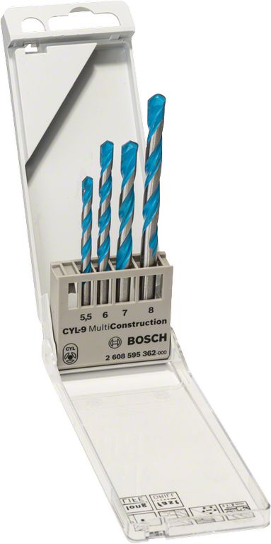 Bosch multi construction discount drill bit set