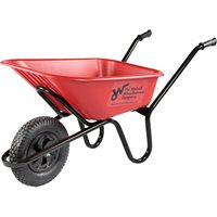 Walsall Wheelbarrow Painted 120L Red