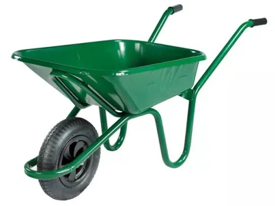 Walsall Wheelbarrow Polypropylene 90L Green