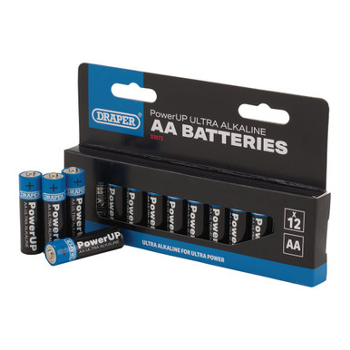 Draper Batteries PowerUp Ultra Alkaline AA